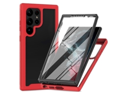 Capa Protetora Transparente De Dupla Camada Integrada Para Samsung Galaxy S23 Ultra 5g (tpu + Pc + Pet).