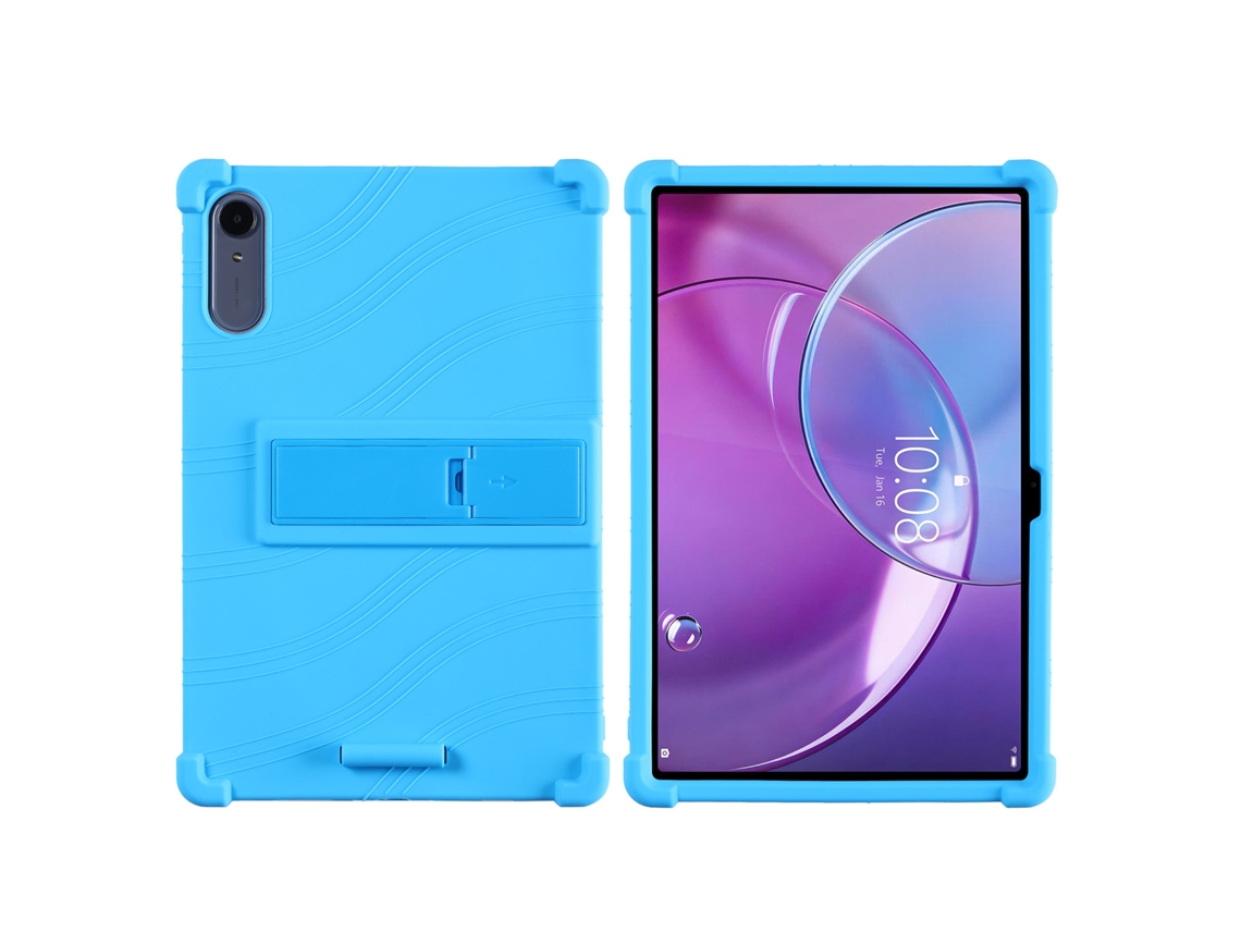 Capa Para Tablet Lenovo Idea Tab Pro Gen 2 13 Polegadas, Em Silicone Macio Com Suporte, Resistente A Impactos Azul Claro Hexinyigjly