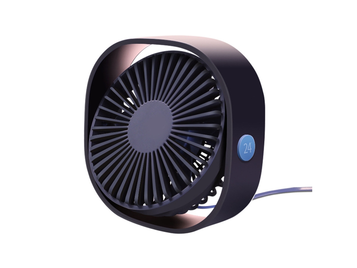 Laxiscreed Ventilador De Mesa Compacto E Silencioso, Recarregável Usb, Três Velocidades Para Escritório E Casa