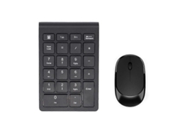 Kit De Teclado E Mouse Sem Fio 2.4g, Teclado Numérico Digital, 22 Teclas, Sem Interruptor Ly Ebike