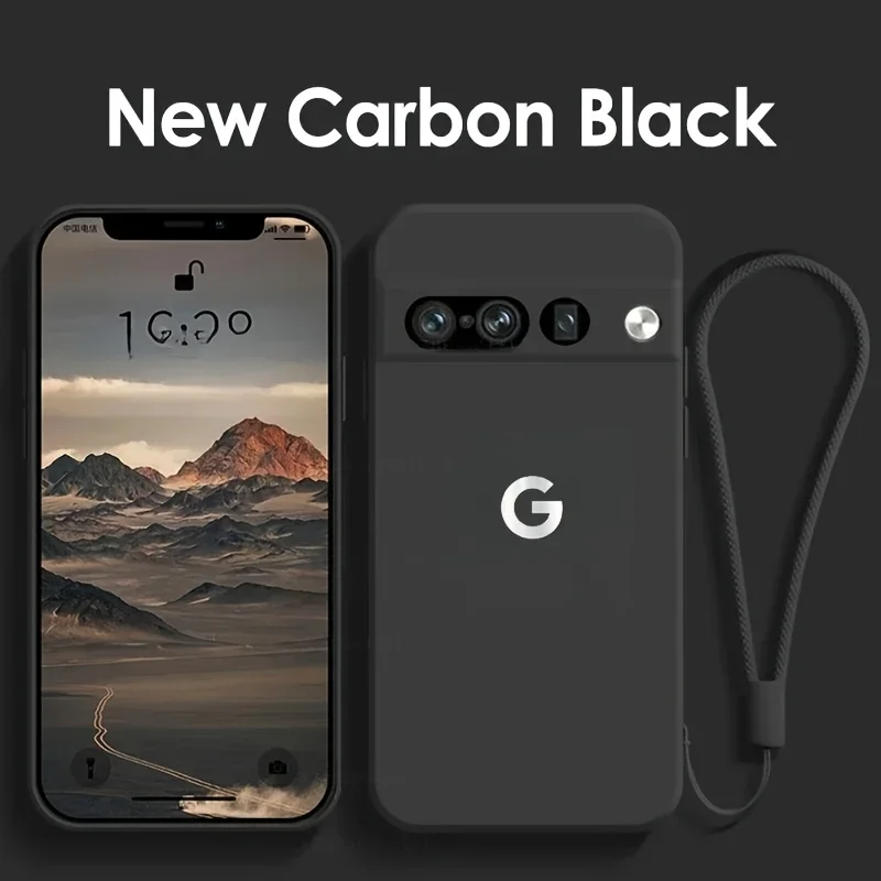 (google Pixel 10 Preto) Capa De Silicone Líquido Macia Compatível Com Google, Com Função Magnética.