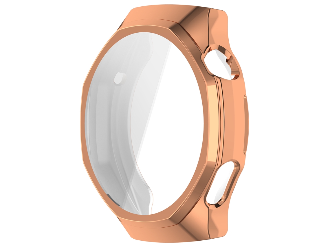Capa Protetora Tpu Macia Para Apple Watch Gt6 Pro 46mm Com Cobertura Total Para Bracelete Inteligente. Rosa Ouro Hexinyigjly
