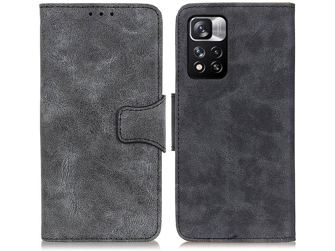 Capa Xiaomi Redmi Note 11 Pro HFS-HOUSE Vintage (Cinzento)