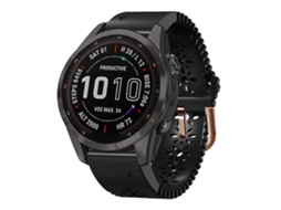 Lurelia Garmin Fenix 7s Sapphire Solar 20mm Pulseira Feminina, De Relógio Silicone Com Cadarço, Preto