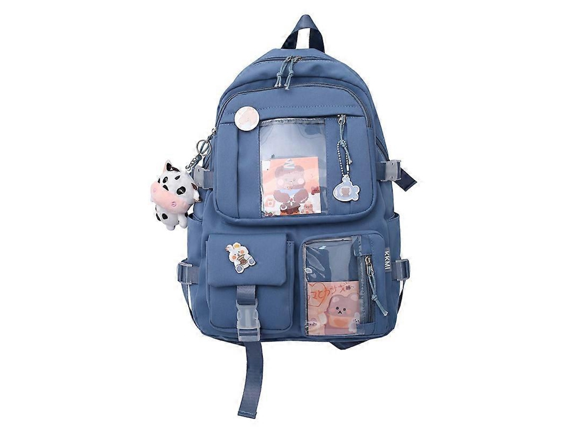 Mochila Com Pingente Kawaii E Acessórios Mochila Fofa Para Estudantes Mochila Escolar Fofa Estilo Harajuku Olysi Shop