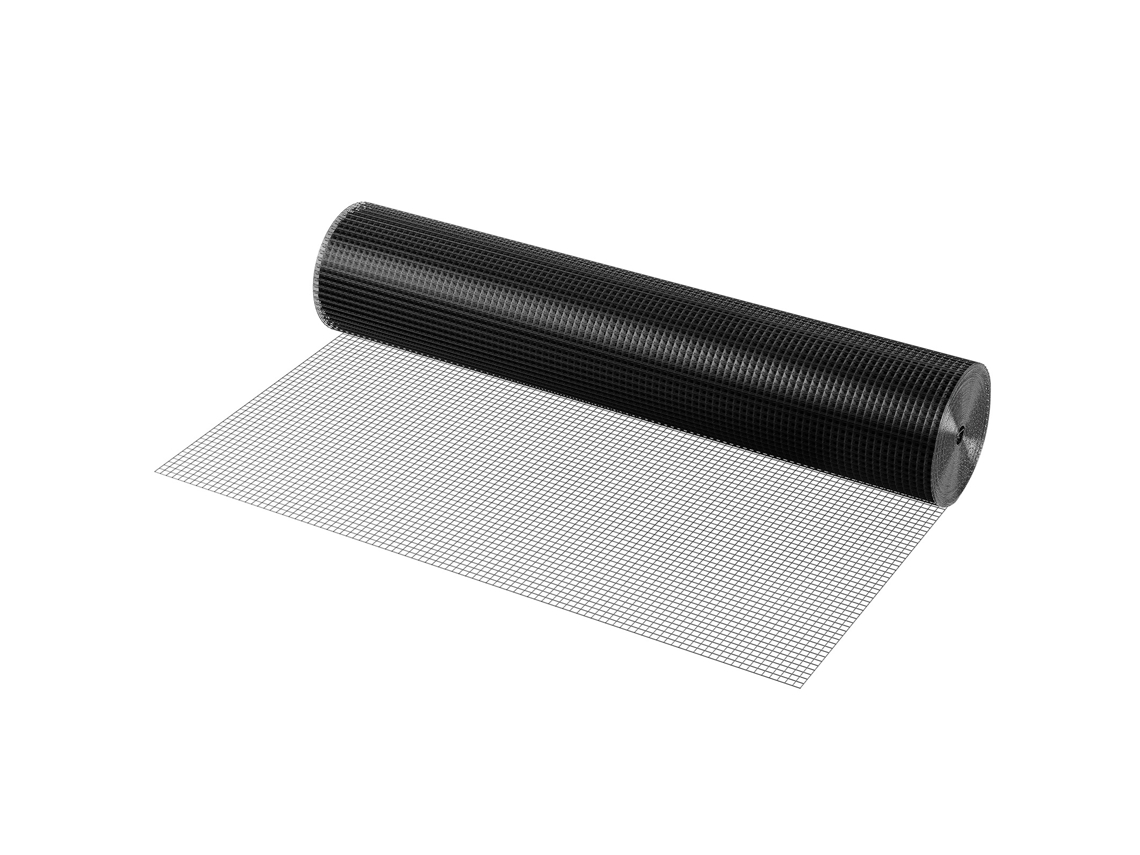 Rolo De Malha Arame Galvanizado 1220x15240 Mm, Para Galinhas Calibre 19, Metálica Revestida Vinil Cercas Galinheiros, Contra Cobras Coelhos