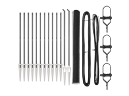 Conjunto 1 Cerca Externa Vidaxl Cinzento Aço (25 X 1,5 M)