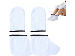 Luvas de Parafina Hidratante para Mãos e Pés - Chinelos Spa