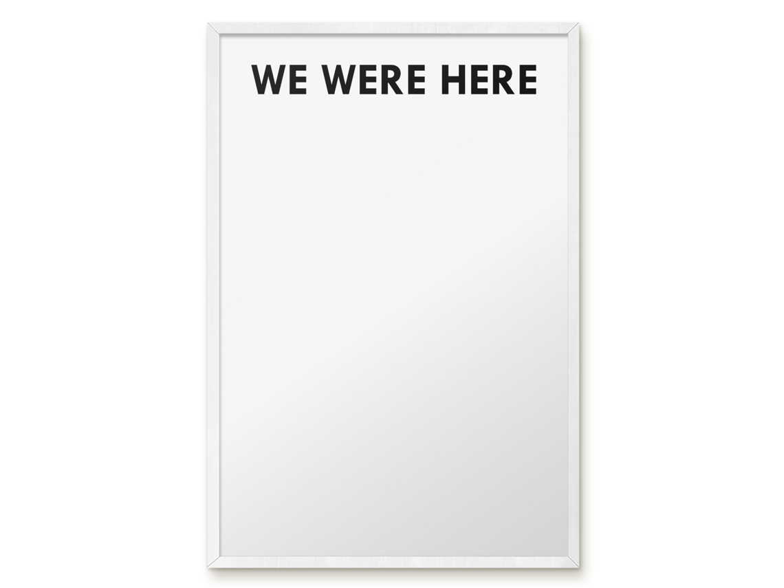 Magnetic Board For Wall We Were Here For The Bedroom Espelharte (40x60 Cm)