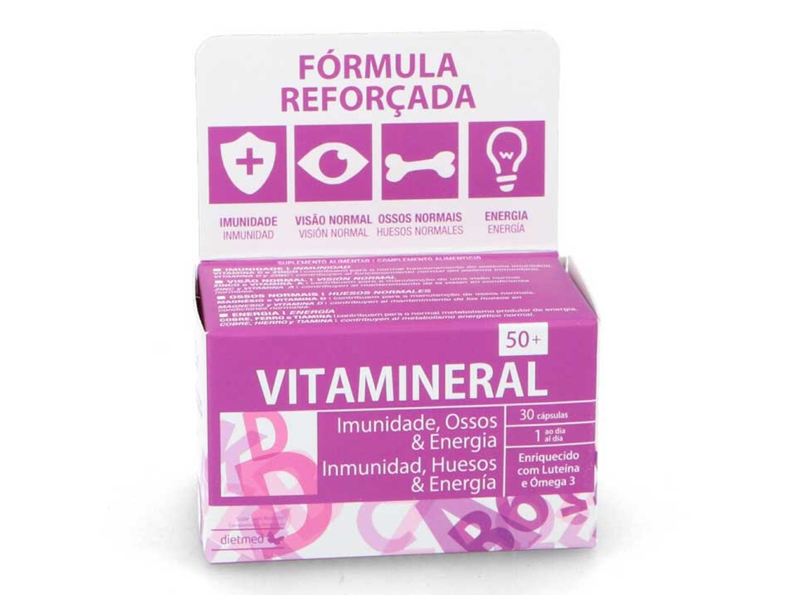 Suplemento Alimentar DIETMED Vitamineral + (30 pérolas)