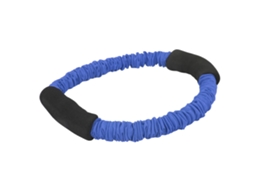 Corda de Tração para Braço, Profissional, 25lbs, Elastic, Azul, Para Fitness, Fortalecimento Muscular, Curvas S/MARCA