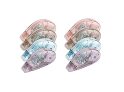 Fita Dupla Face, 8 Rolos, Fita Adesiva Dupla Face, Pacote Com Fita Adesiva Scrapbooking (8 Mm X 64 M)