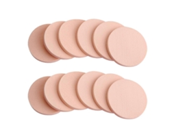 Esponjas Redondas De Maquiagem, Esponjas Para Pó, Esponjas Faciais, Uso Úmido E Seco, 5,5 X 5,5 X 0,6 Cm, Rosa, 24 Unidades Everley891