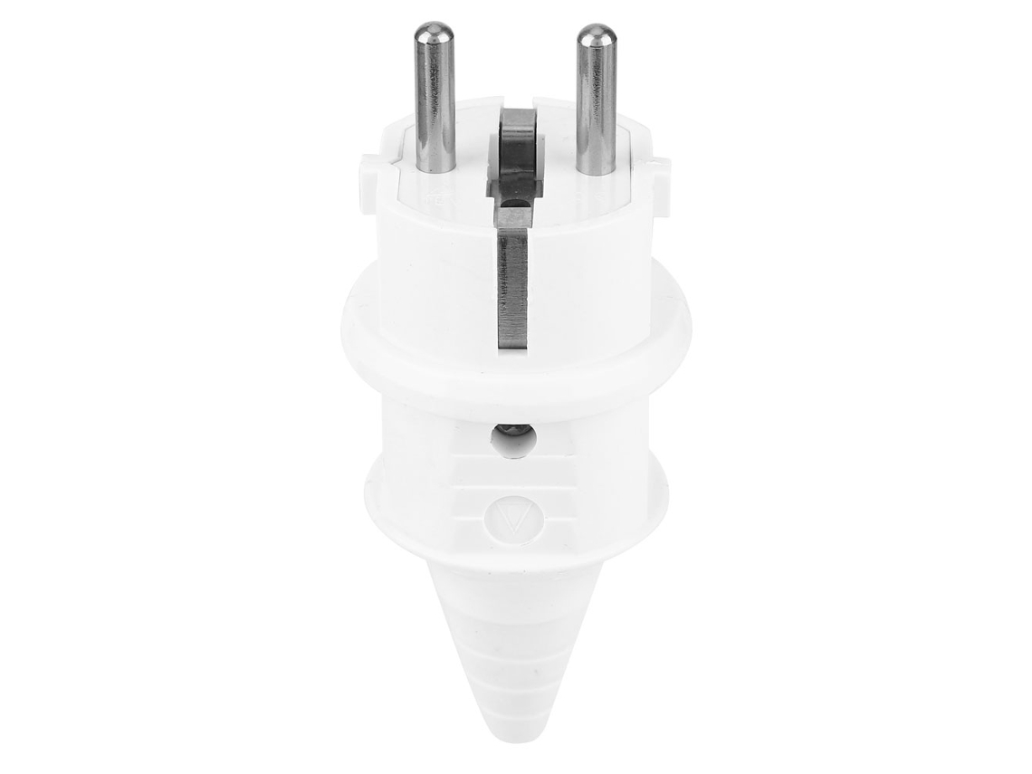 Laxiscreed Plug Europeu Branco Para Geradores Industriais De 2kw A 6,5kw, 16a