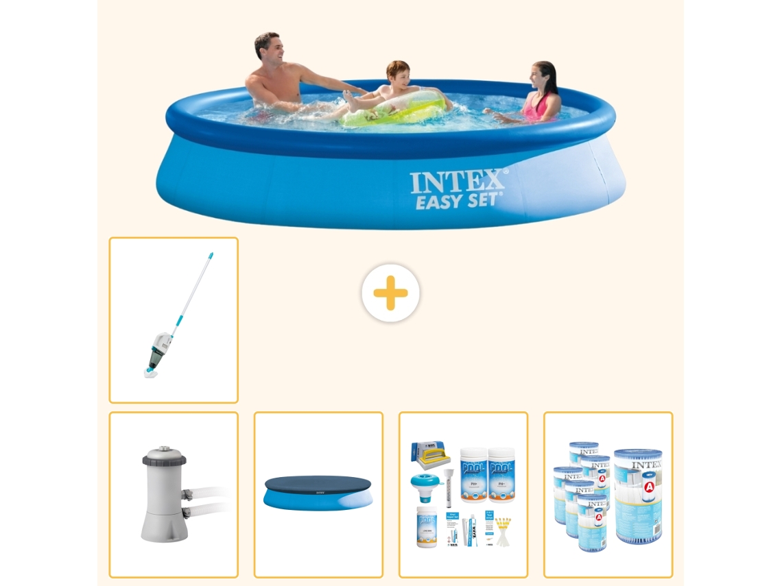 Intex Piscina Easy Set Redonda - 366x76 Cm - 6-peças Scb19