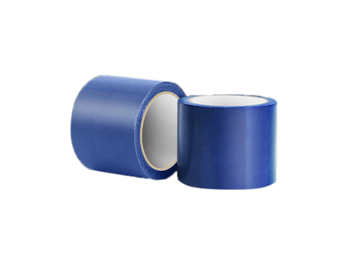 Fita de Reparo de Lona PVC Impermeável Autoadesiva Resistente a Rasgamentos e Altas Temperaturas Azul 45 Volts | S/MARCA