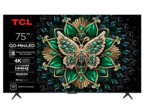 TV TCL 75C6K (MiniLED - 75'' - 189 cm - 4K Ultra HD - Smart TV)