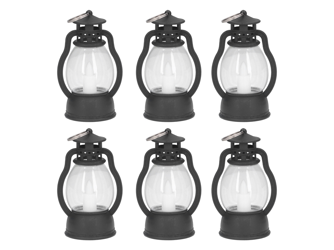 Lâmpadas Vintage LED com Baterias, 6 Peças LAXISCREED