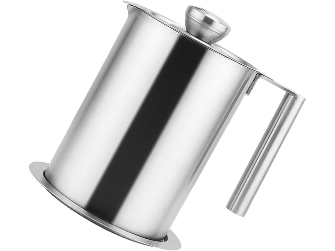 Coador De Óleo Em Metal 304 - Textura Em Aço Inoxidável 304 - Para Cozinha E Culinária