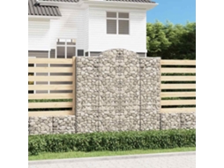 Vidaxl Cestos Gabião Arqueados 7pcs 200x50x200/220cm Ferro Galvanizado