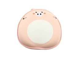 Mali travesseiro para Bebê Algodão Puro Respirável com Apoio Forte para Carrinho e Cama Rosa 25x24cm