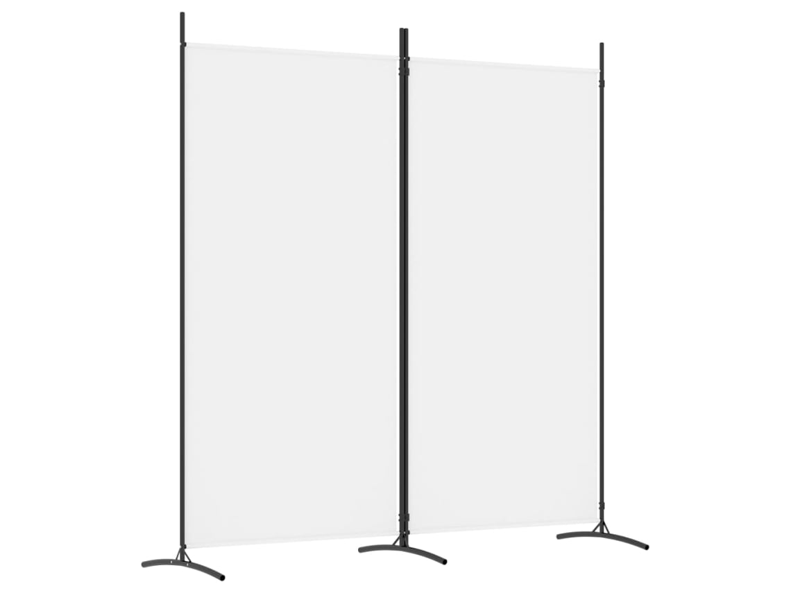 Biombo VIDAXL Branco Tecido (175x180 cm)