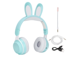 Fones de Ouvido Bluetooth 5.0 Kids LAXISCREED Verde