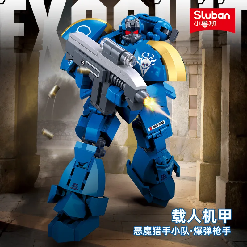 Conjunto De Blocos De Montar Mech Robot Warrior