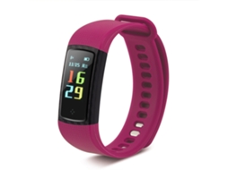 Pulseira inteligente S9 roxa com monitoramento de frequência cardíaca EOOCOO