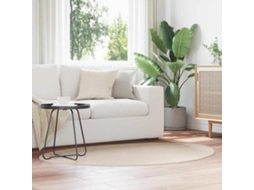 Vidaxl Tapete Huarte Bege 120 X 170 Cm Poliéster