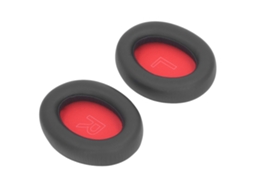Almohadillas para Auriculares Anker Soundcore Life Q10 Life 2 Neo Protein Leather (repuesto, Color Negro Y Rojo)
