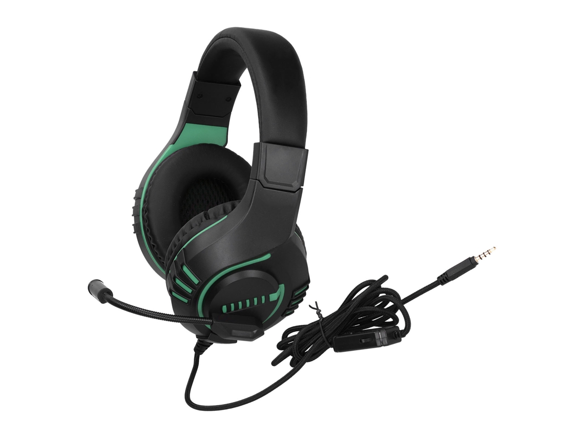 Headset Gamer Fio M205 Com Microfone E Redução De Ruído 3.5mm Para Ps4 Pc Verde