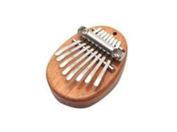 Mali piano de Polegar Mini 8 Ton com Corda Vermelha Musical Madeira Portátil para Iniciantes e Profissionais