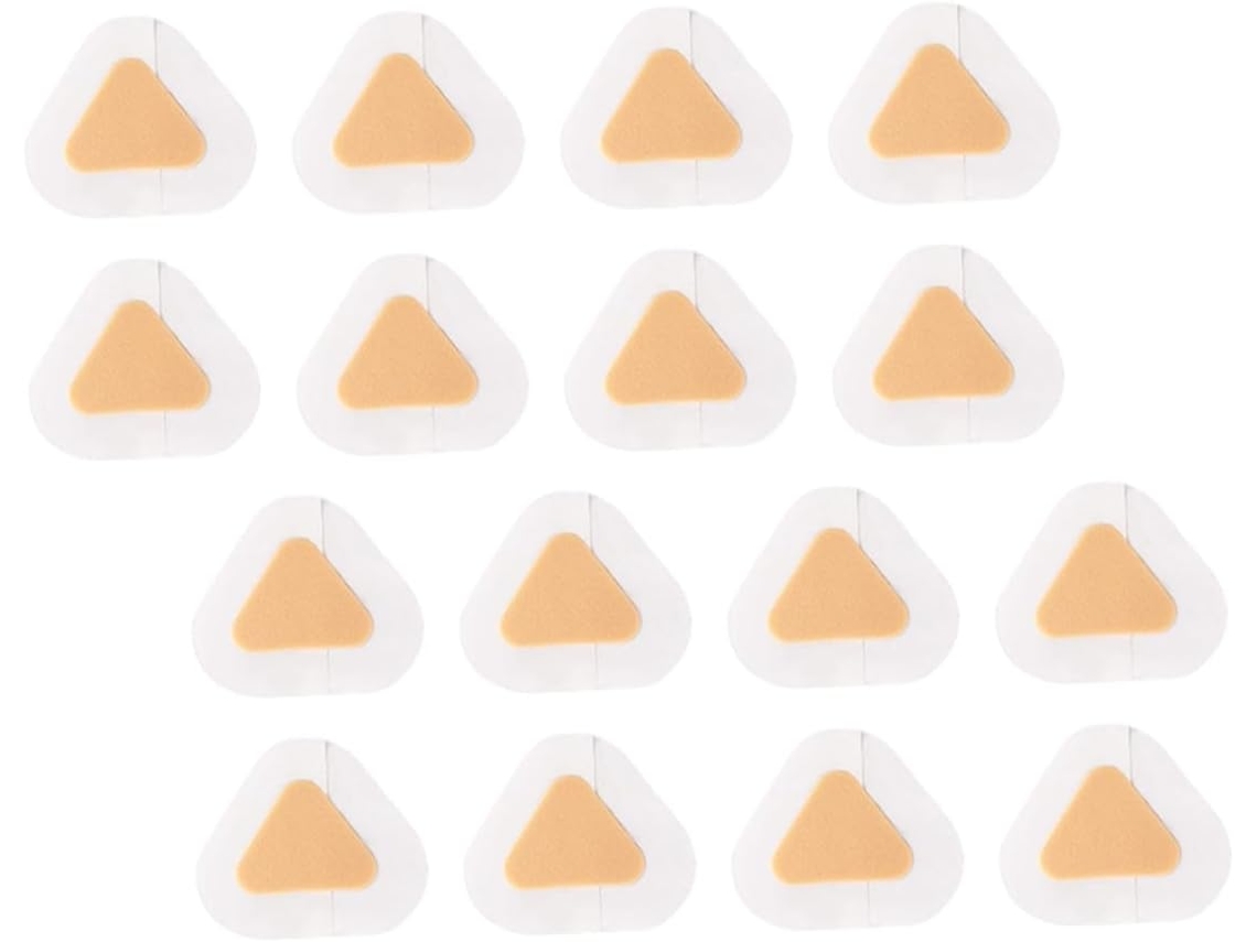 1 Conjunto De Adesivos Antiderrapantes Para Calcanhar, Em Formato Triangular De Pe, Para Proteção Dos Pés E Prevenção De