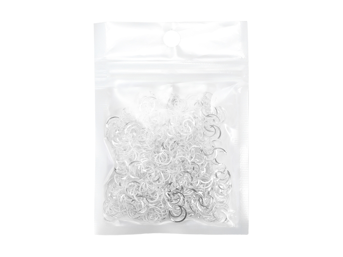 500 Peças/saco Decoração De Unhas Patch De Metal Circular Com Furo Para Manicure (09)