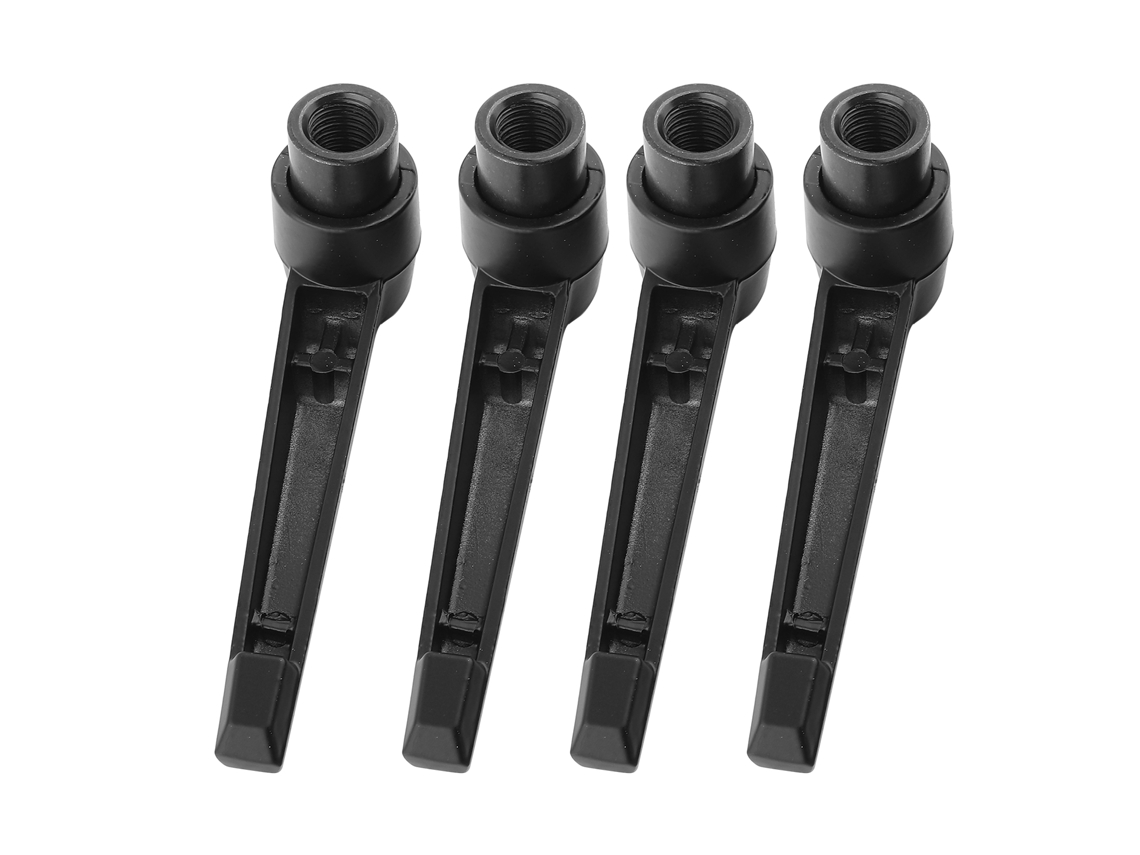 4pcs Cabos De Fixação Ajustáveis Com Rosca Fêmea M10 80mm Para Máquinas Em Aço Inoxidável