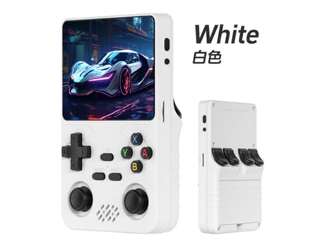 Console De Jogos De Mão Branca Retro Jogos Clássicos Rx6s