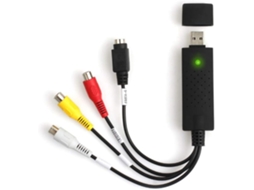 1 Conjunto De Conversor Usb 2.0 Vhs Para Dvd Com Captura Áudio E Vídeo, Cabo Rca Para Windows 10xh