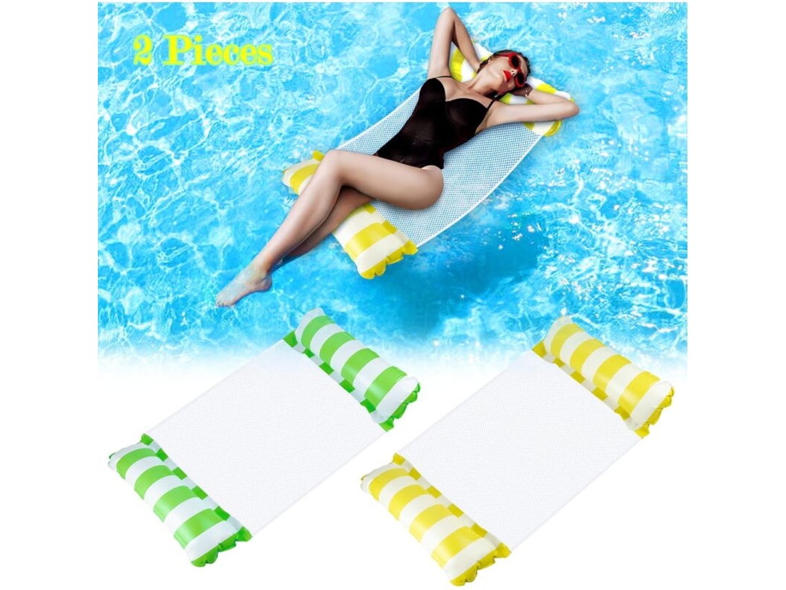 Rede Inflável Para Piscina Para Adultos, Conjunto De 2 Peças, Rede Flutuante 4 Em 1, Rede Aquática Multiuso, Dobrável, Portátil E Ultraleve.