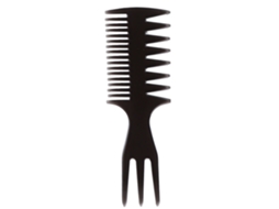 Pente De Cabelo Estilo Retro Para Homem Com Cabelo Oleoso Pente De Dentes Largos Portátil 01