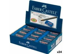 Borracha Faber-Castell Dust Free Azul 24 Unidades