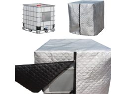 Capa Para Tanque Ibc De 1000l, À Prova De Gelo, Capa Anti-uv Para Tanque, Capa Para Tanque Ibc Com Zíper, 120 X 100 X 116 Cm (prateada)