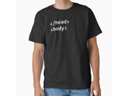 Rockinstone Html Code - End Of Head Section, Start Of Body | Html Novelty T-shirt Size:xxl