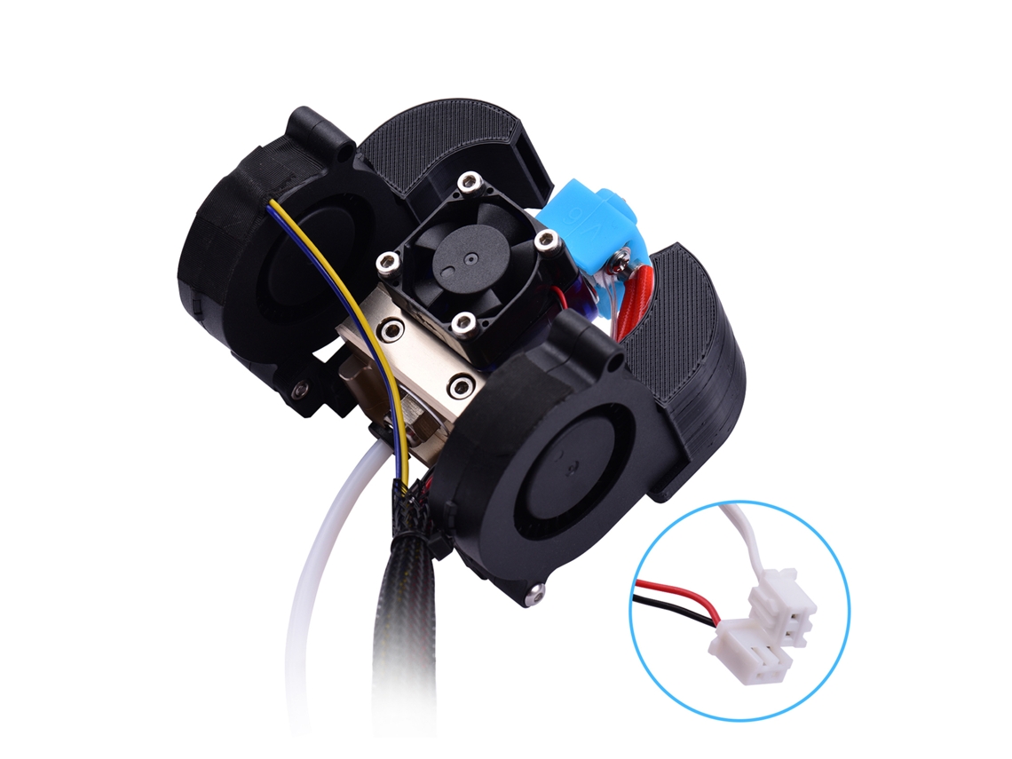 Kit Extrusor Hotend Montado Alumínio para Ender 3/Pro