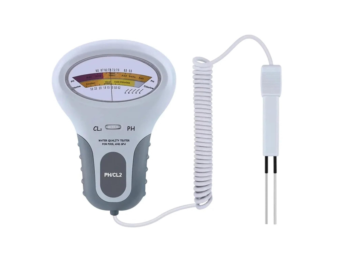 Pc102 Medidor De Ph E Cloro 2em 1-testador Dispositivo Para Teste Qualidade Da Água Com Medição Piscina