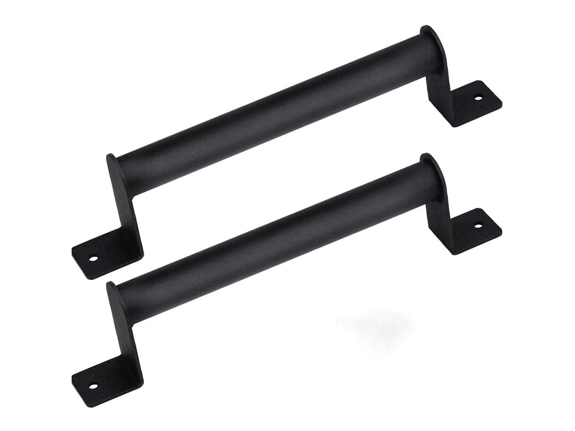 Puxador de Aço para Porta Celeiro, Puxador Preto para Porta de Correr BRILVIBERA