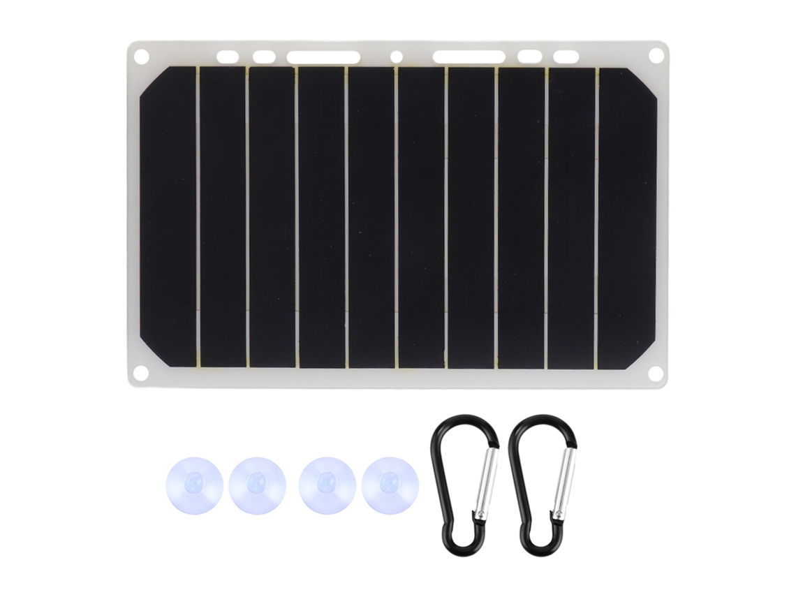Carregador de Painel Solar Portátil 10W com USB S/MARCA