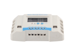 Controlador De Carga Solar 30a Com Display Lcd E Proteções Elétricas Resistente A Impactos
