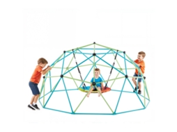 Conjunto de cúpula de escalada geométrica Vevor 3m com prancha de equilíbrio
