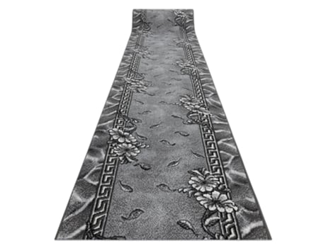Passadeira Bcf Morad Trio Flores, Folhas Cinzento 70 cm